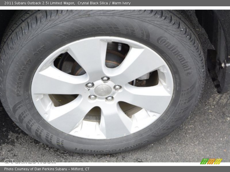 Crystal Black Silica / Warm Ivory 2011 Subaru Outback 2.5i Limited Wagon