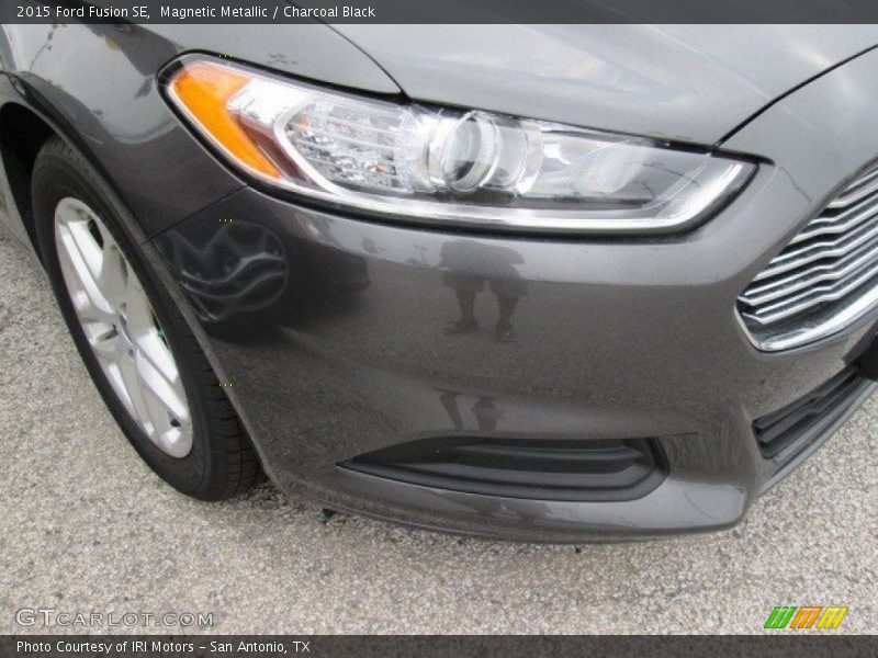 Magnetic Metallic / Charcoal Black 2015 Ford Fusion SE