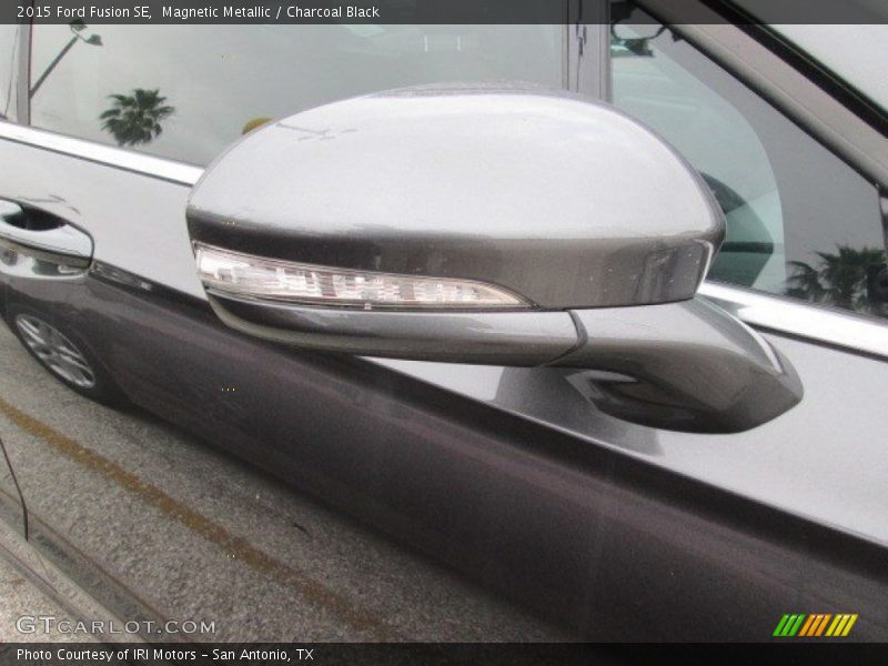 Magnetic Metallic / Charcoal Black 2015 Ford Fusion SE