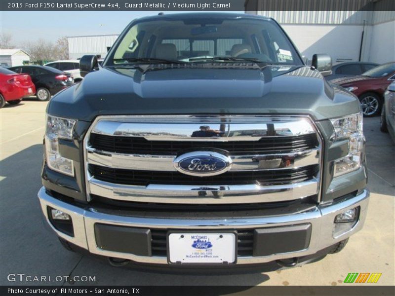 Guard Metallic / Medium Light Camel 2015 Ford F150 Lariat SuperCrew 4x4