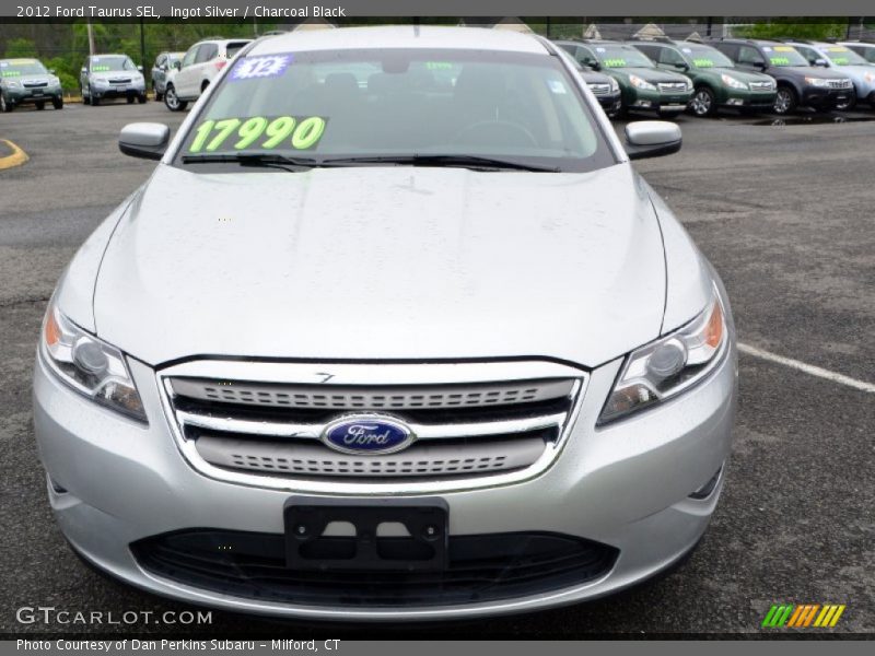 Ingot Silver / Charcoal Black 2012 Ford Taurus SEL
