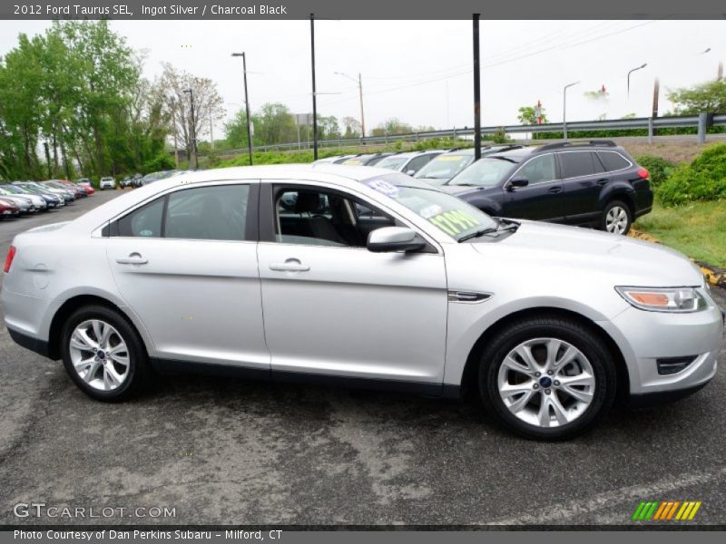 Ingot Silver / Charcoal Black 2012 Ford Taurus SEL