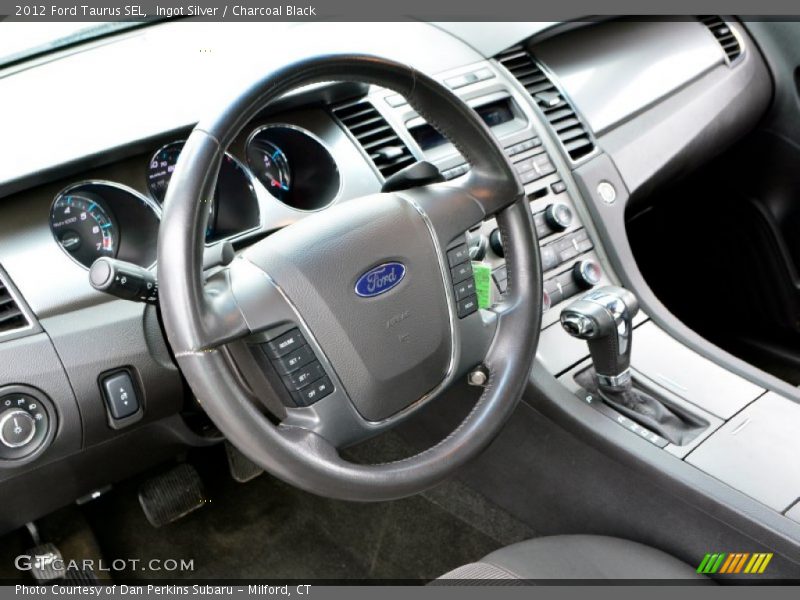 Ingot Silver / Charcoal Black 2012 Ford Taurus SEL