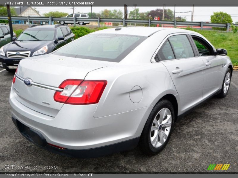 Ingot Silver / Charcoal Black 2012 Ford Taurus SEL