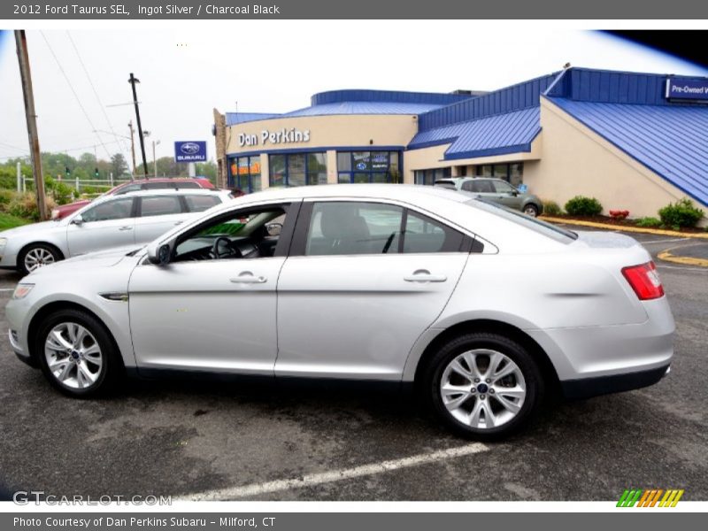 Ingot Silver / Charcoal Black 2012 Ford Taurus SEL