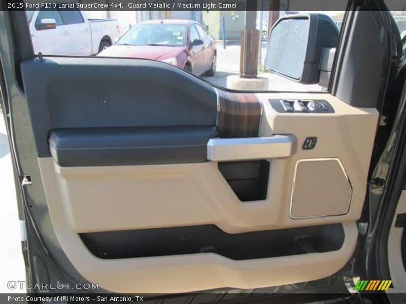 Guard Metallic / Medium Light Camel 2015 Ford F150 Lariat SuperCrew 4x4