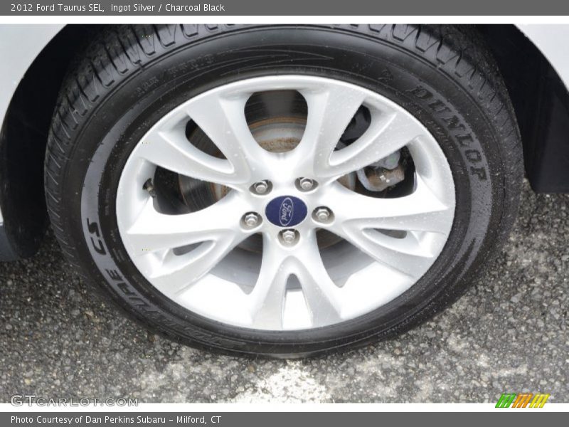 Ingot Silver / Charcoal Black 2012 Ford Taurus SEL