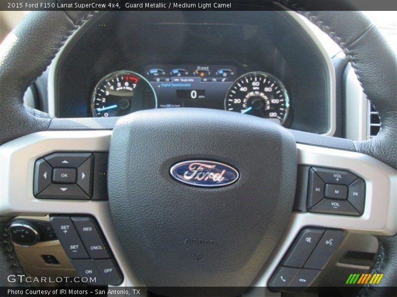 Guard Metallic / Medium Light Camel 2015 Ford F150 Lariat SuperCrew 4x4