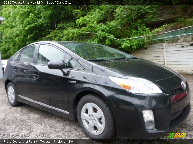 Black / Dark Gray 2010 Toyota Prius Hybrid IV