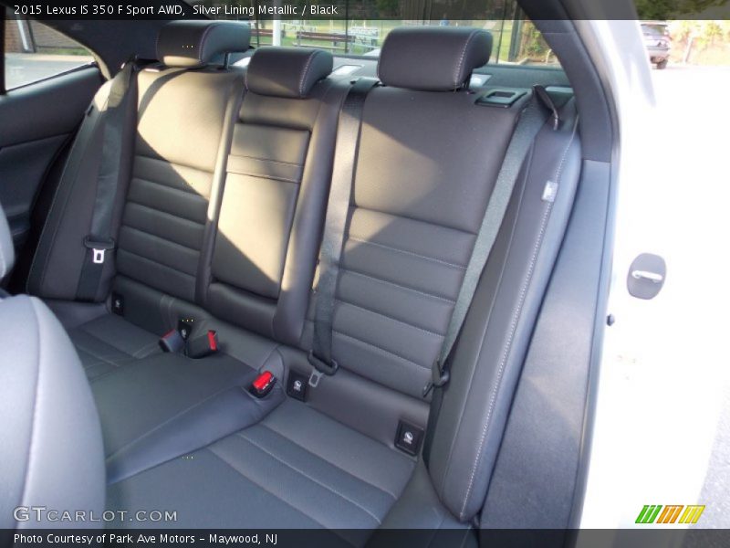 Silver Lining Metallic / Black 2015 Lexus IS 350 F Sport AWD