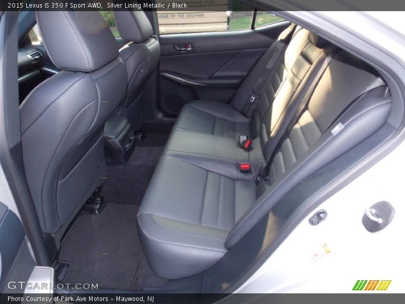 Silver Lining Metallic / Black 2015 Lexus IS 350 F Sport AWD
