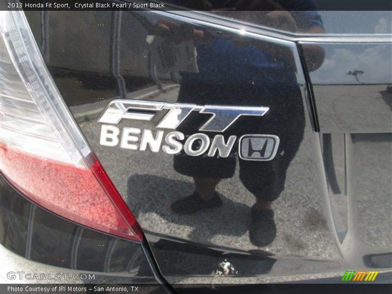 Crystal Black Pearl / Sport Black 2013 Honda Fit Sport