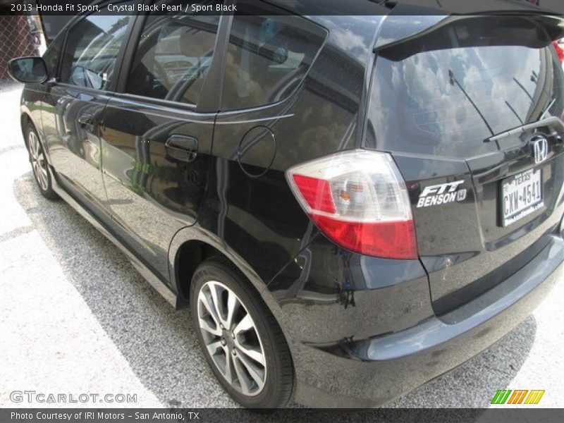Crystal Black Pearl / Sport Black 2013 Honda Fit Sport