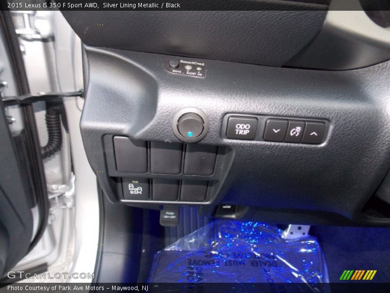 Silver Lining Metallic / Black 2015 Lexus IS 350 F Sport AWD