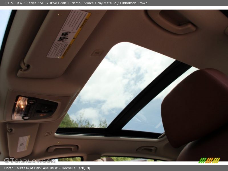 Space Gray Metallic / Cinnamon Brown 2015 BMW 5 Series 550i xDrive Gran Turismo