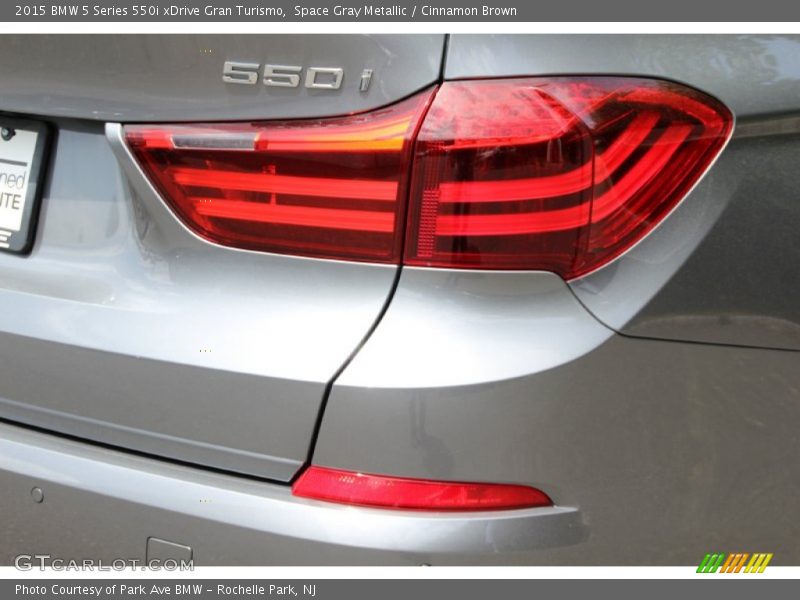 Space Gray Metallic / Cinnamon Brown 2015 BMW 5 Series 550i xDrive Gran Turismo