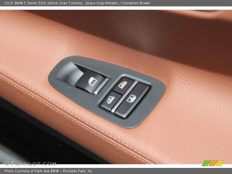 Space Gray Metallic / Cinnamon Brown 2015 BMW 5 Series 550i xDrive Gran Turismo
