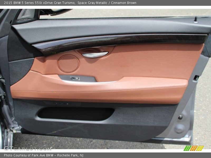 Space Gray Metallic / Cinnamon Brown 2015 BMW 5 Series 550i xDrive Gran Turismo