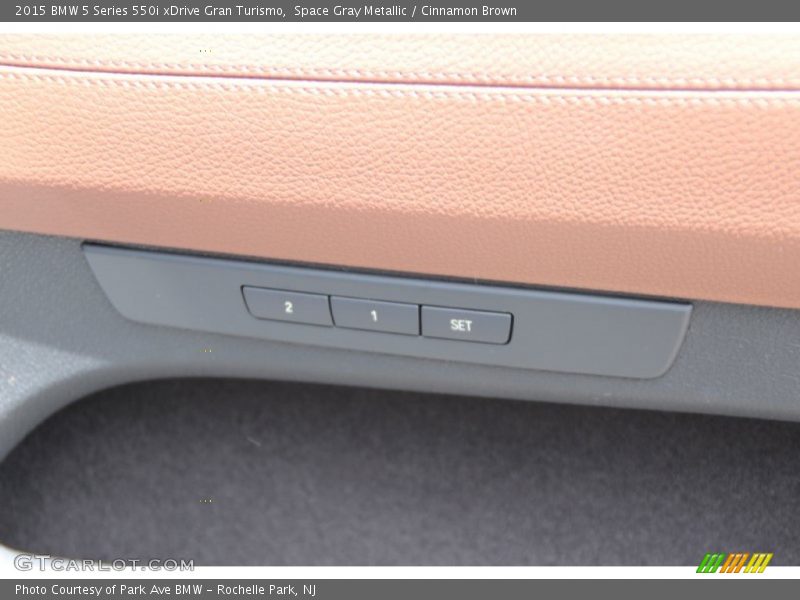 Space Gray Metallic / Cinnamon Brown 2015 BMW 5 Series 550i xDrive Gran Turismo