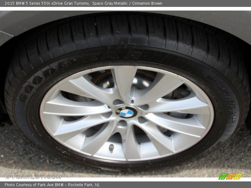 Space Gray Metallic / Cinnamon Brown 2015 BMW 5 Series 550i xDrive Gran Turismo