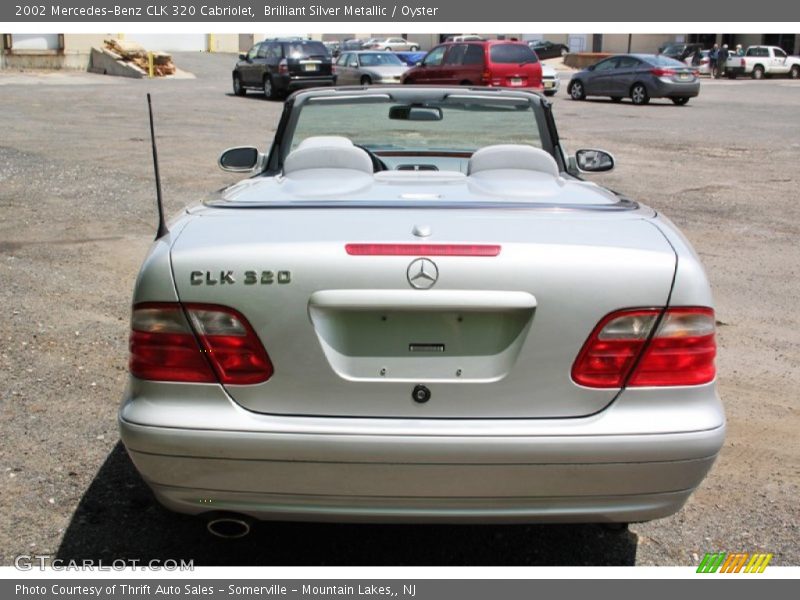 Brilliant Silver Metallic / Oyster 2002 Mercedes-Benz CLK 320 Cabriolet