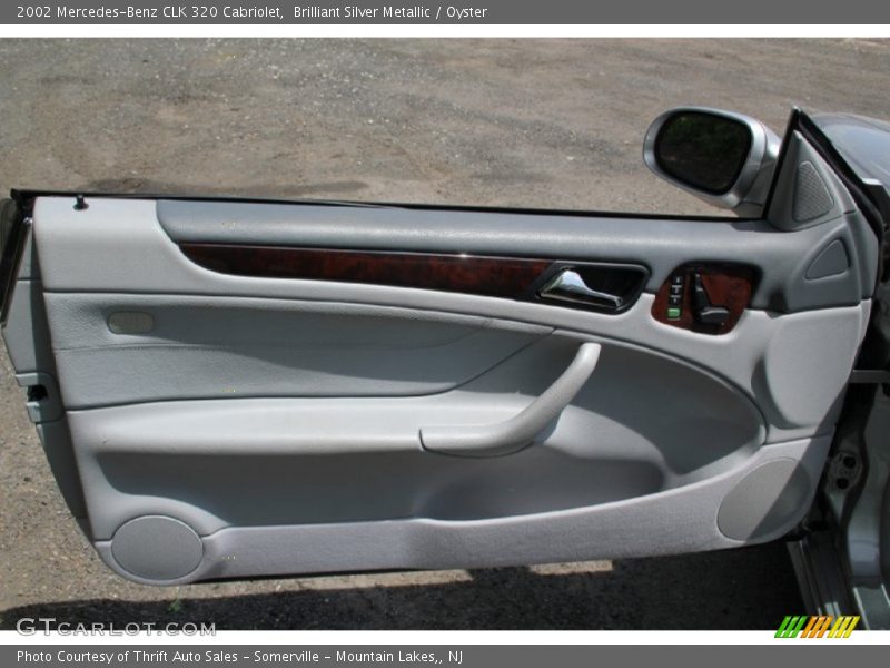 Brilliant Silver Metallic / Oyster 2002 Mercedes-Benz CLK 320 Cabriolet