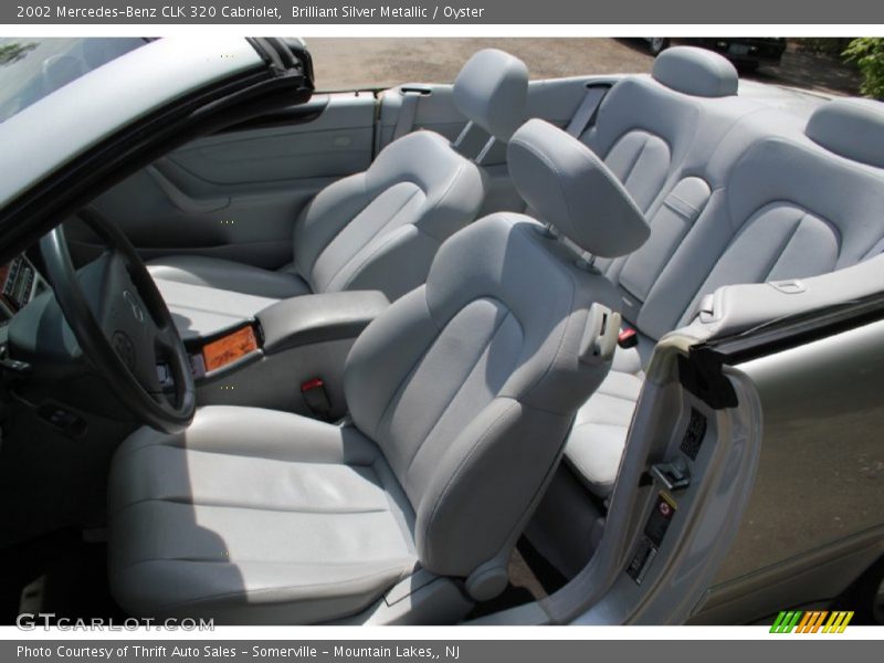 Brilliant Silver Metallic / Oyster 2002 Mercedes-Benz CLK 320 Cabriolet