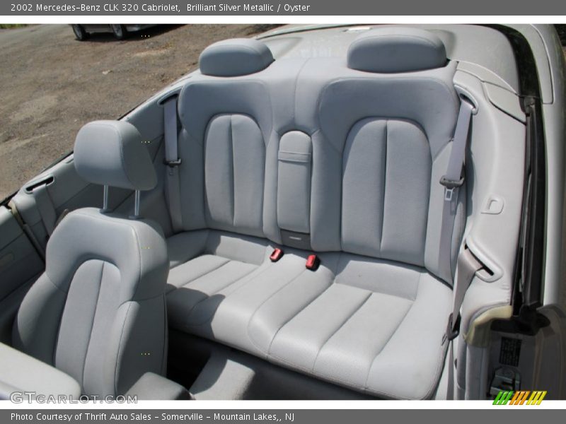 Brilliant Silver Metallic / Oyster 2002 Mercedes-Benz CLK 320 Cabriolet