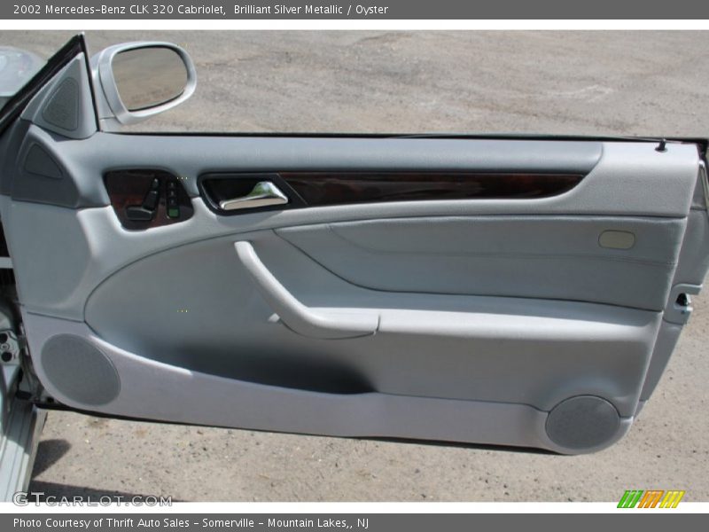Brilliant Silver Metallic / Oyster 2002 Mercedes-Benz CLK 320 Cabriolet