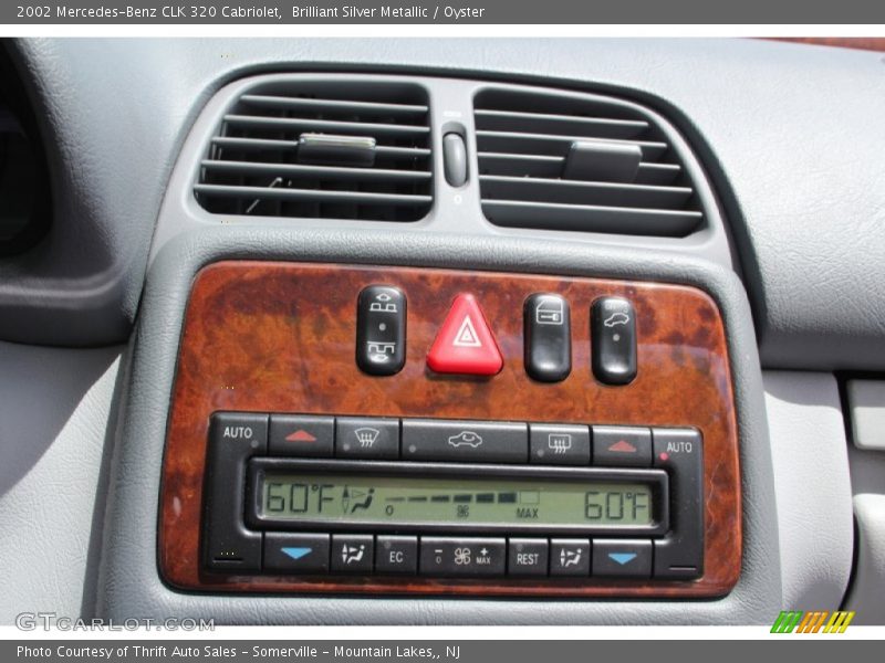 Brilliant Silver Metallic / Oyster 2002 Mercedes-Benz CLK 320 Cabriolet