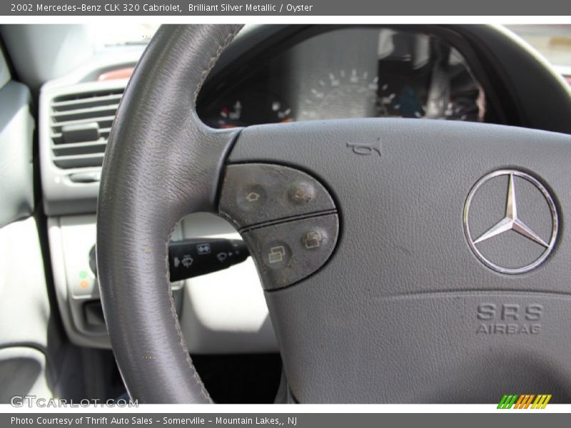 Brilliant Silver Metallic / Oyster 2002 Mercedes-Benz CLK 320 Cabriolet
