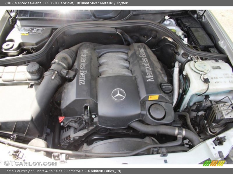 Brilliant Silver Metallic / Oyster 2002 Mercedes-Benz CLK 320 Cabriolet