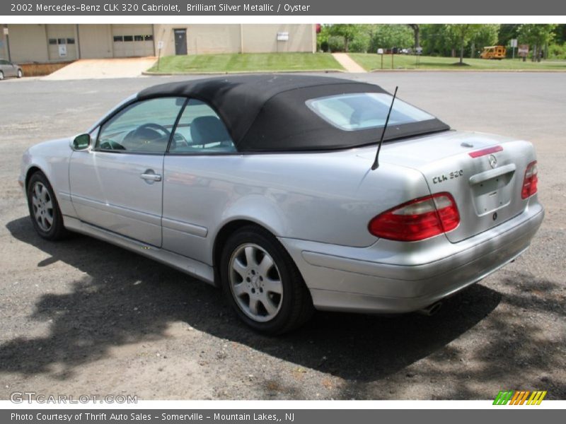 Brilliant Silver Metallic / Oyster 2002 Mercedes-Benz CLK 320 Cabriolet