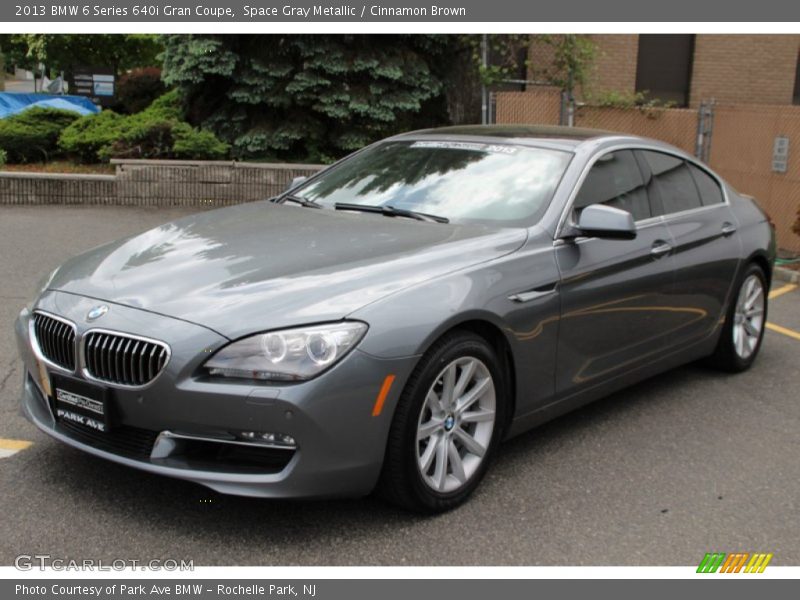 Space Gray Metallic / Cinnamon Brown 2013 BMW 6 Series 640i Gran Coupe