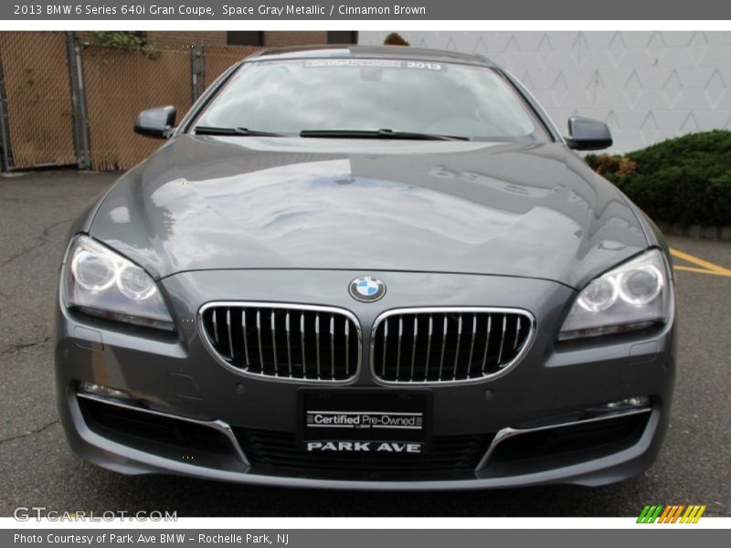 Space Gray Metallic / Cinnamon Brown 2013 BMW 6 Series 640i Gran Coupe