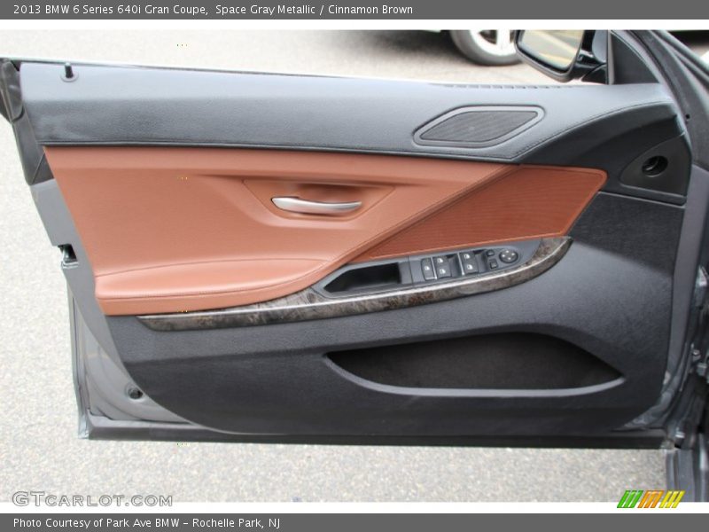 Space Gray Metallic / Cinnamon Brown 2013 BMW 6 Series 640i Gran Coupe