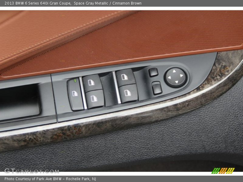 Space Gray Metallic / Cinnamon Brown 2013 BMW 6 Series 640i Gran Coupe