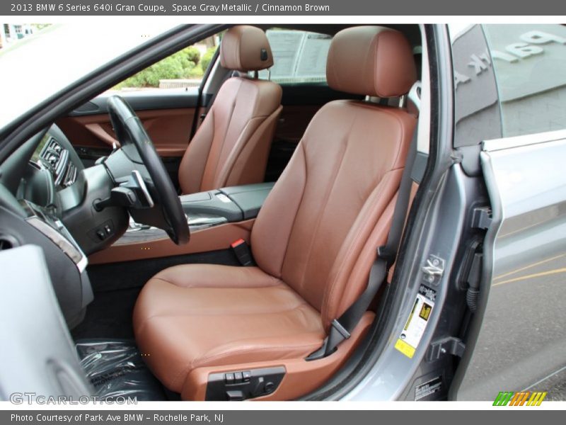 Space Gray Metallic / Cinnamon Brown 2013 BMW 6 Series 640i Gran Coupe