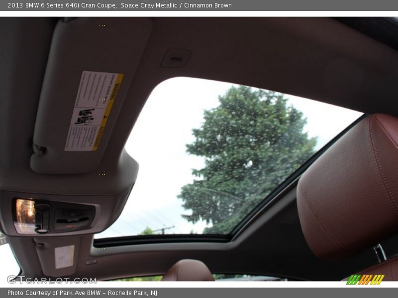 Space Gray Metallic / Cinnamon Brown 2013 BMW 6 Series 640i Gran Coupe
