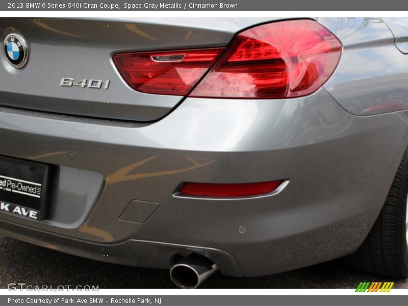 Space Gray Metallic / Cinnamon Brown 2013 BMW 6 Series 640i Gran Coupe