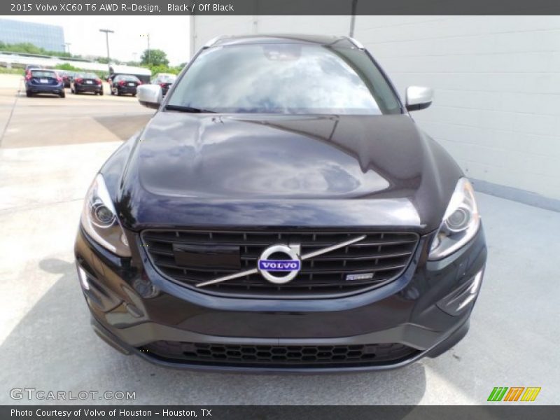 Black / Off Black 2015 Volvo XC60 T6 AWD R-Design