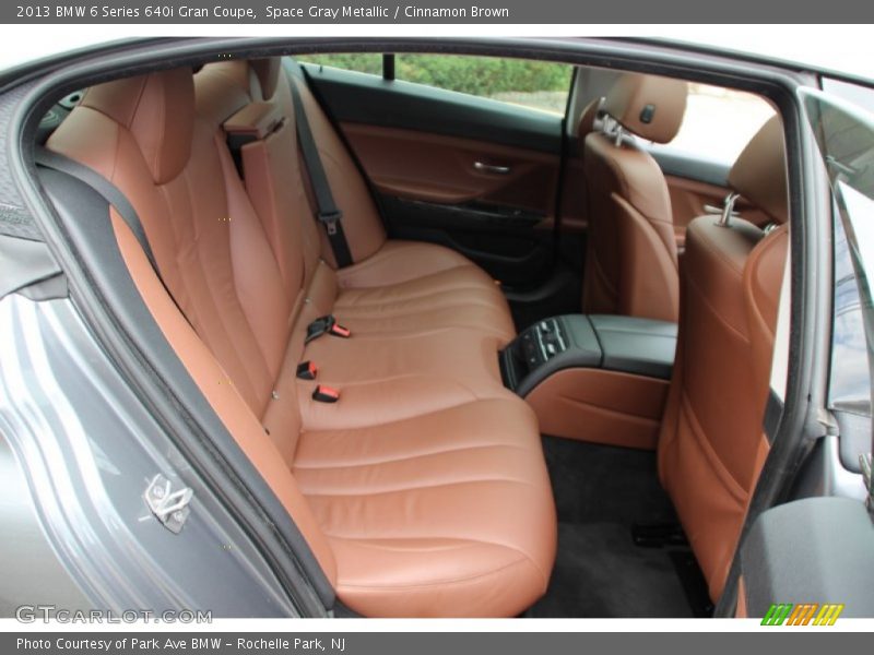 Space Gray Metallic / Cinnamon Brown 2013 BMW 6 Series 640i Gran Coupe