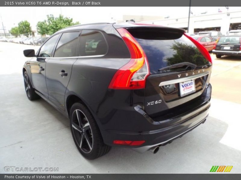 Black / Off Black 2015 Volvo XC60 T6 AWD R-Design