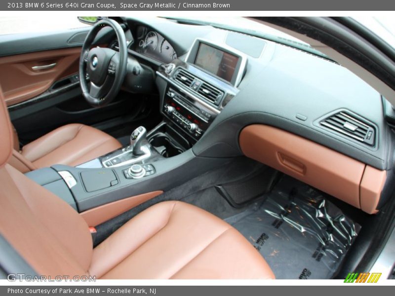 Space Gray Metallic / Cinnamon Brown 2013 BMW 6 Series 640i Gran Coupe