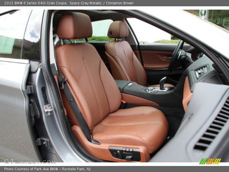 Space Gray Metallic / Cinnamon Brown 2013 BMW 6 Series 640i Gran Coupe