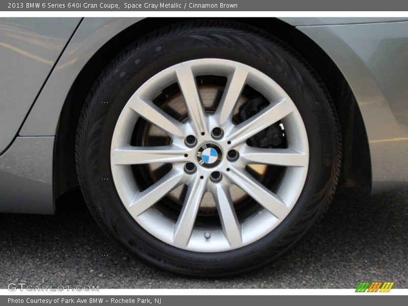 Space Gray Metallic / Cinnamon Brown 2013 BMW 6 Series 640i Gran Coupe