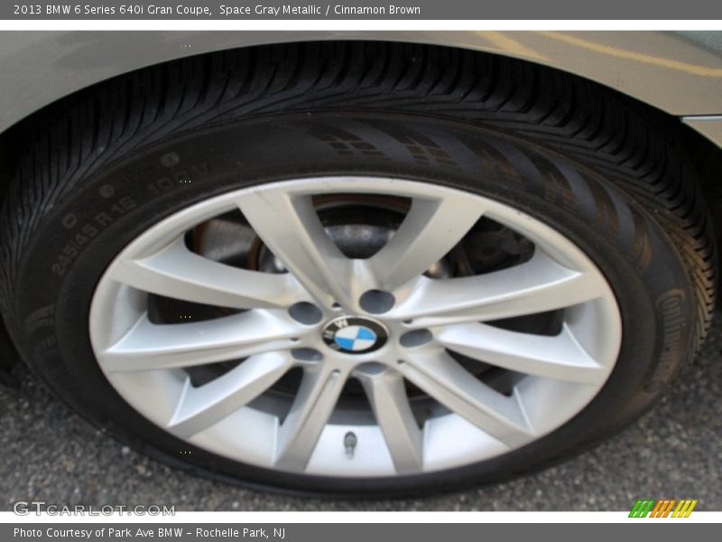 Space Gray Metallic / Cinnamon Brown 2013 BMW 6 Series 640i Gran Coupe