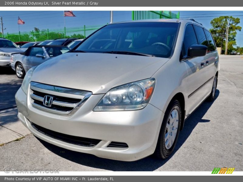 Silver Pearl Metallic / Gray 2006 Honda Odyssey LX