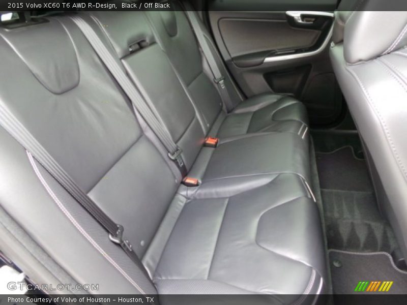 Black / Off Black 2015 Volvo XC60 T6 AWD R-Design