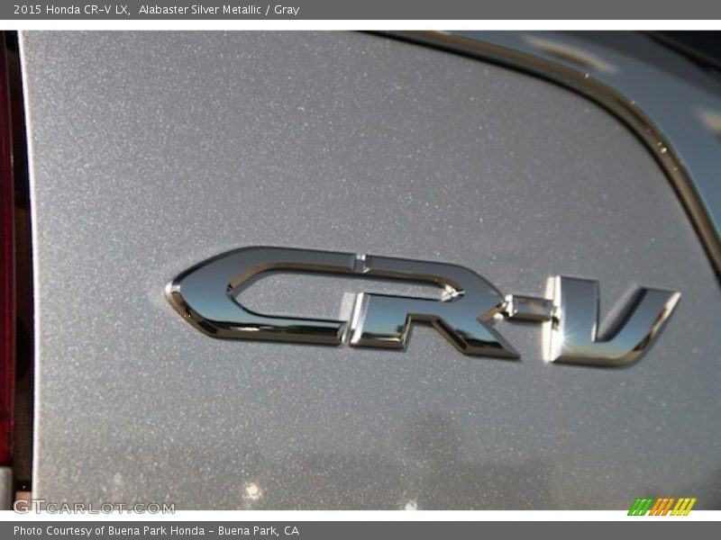 Alabaster Silver Metallic / Gray 2015 Honda CR-V LX